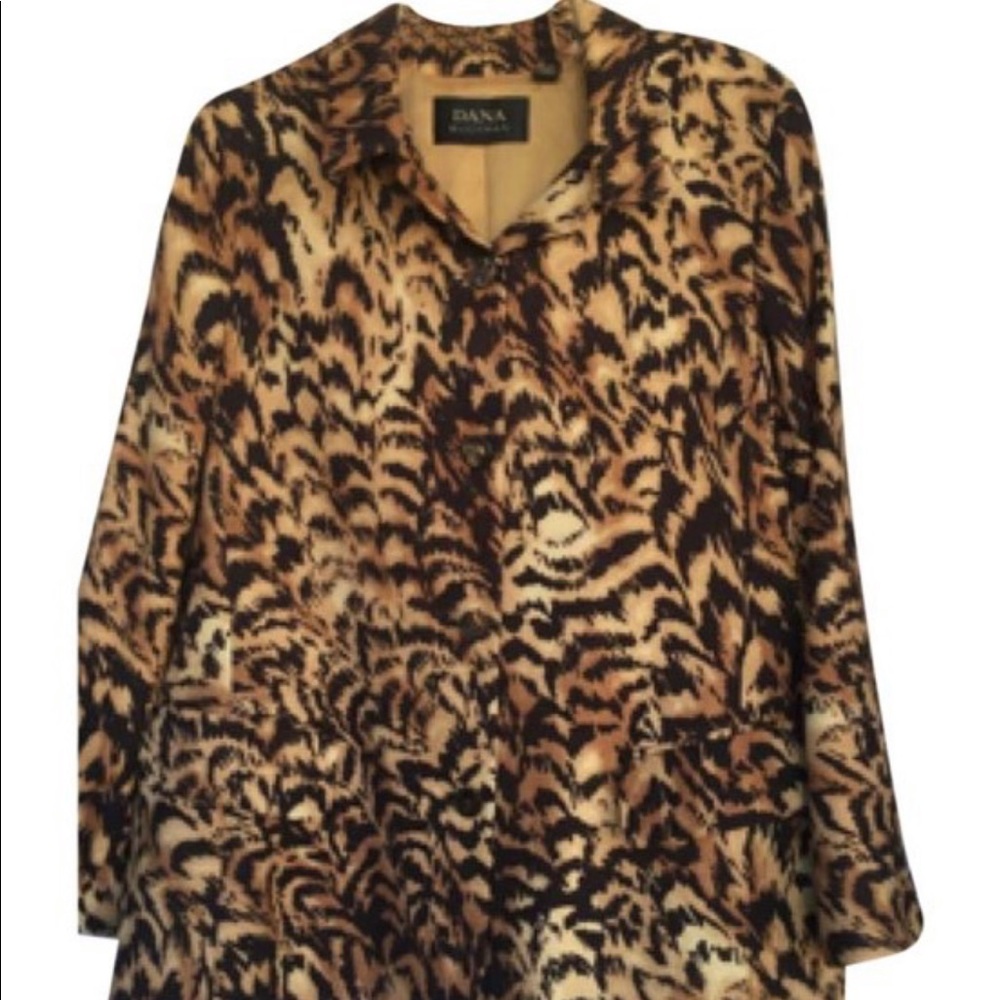 Dana Buchman leopard print jacket.